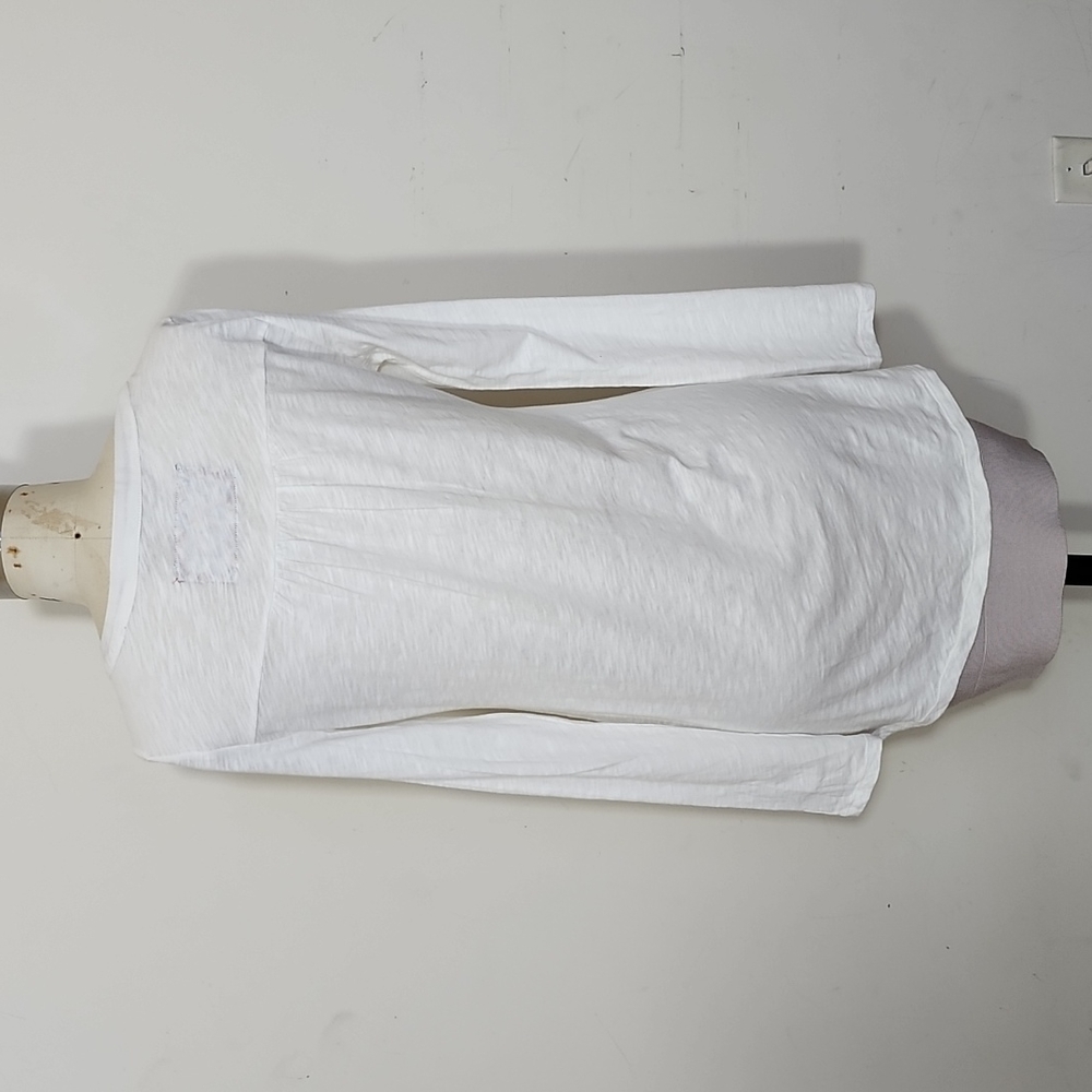 Anthropologie Little Yellow Button Ivory Long Sleeves Blouse Size XS - Picture 4 of 8